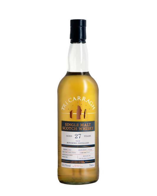 Tri Carragh - Bowmore 27 Year Single Malt Scotch